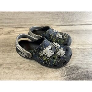 Crocs Star Wars Grogu Mandalorian‎ Clogs Sandals Big Kids Size C11